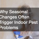 Why Seasonal Changes Often Trigger Indoor Pest Problems